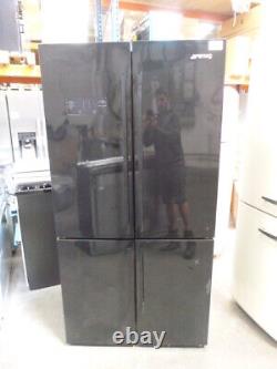 Smeg FQ60NDF Black 4 Door Used American Fridge Freezer (JUB-5755)