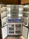 Smeg Fq60xp Silver 4-door American Fridge Freezer With Convertible Comp