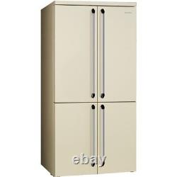 Smeg FQ960P5 Cream Graded Victoria Four Door American Fridge Freezer (JUB-4736)