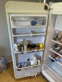 Smeg Fridge. England Flag On Door. Ice Box