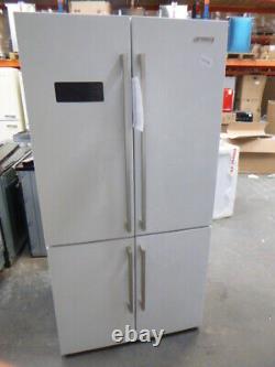 Smeg Fridge Freezer FQ60BDF White Ex Display American Style Four Door (JUB-5939)