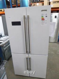 Smeg Fridge Freezer FQ60BDF White Ex Display American Style Four Door (JUB-6244)