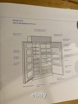 Sub-Zero 1680/S (600 Series Classic Stainless Steel) Fridge/Freezer