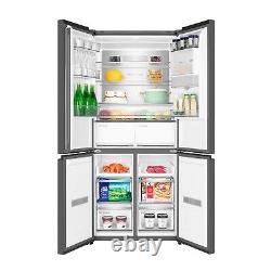 TCL 518 Litre Free Built-In Four Door American Fridge Freezer Stai RC518CXD0UK
