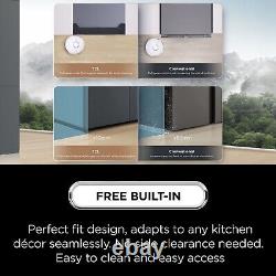 TCL 518 Litre Free Built-In Four Door American Fridge Freezer Stai RC518CXD0UK