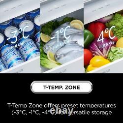 TCL 518 Litre Free Built-In Four Door American Fridge Freezer Stai RC518CXD0UK