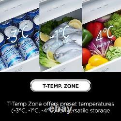 TCL 518 Litre Free Built-In Four Door American Fridge Freezer Stai RC518CXD0UK