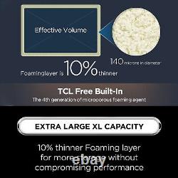 TCL 518 Litre Free Built-In Four Door American Fridge Freezer Stai RC518CXD0UK