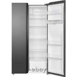 TCL RP503SSF0UK American Fridge Freezer Silver Freestanding