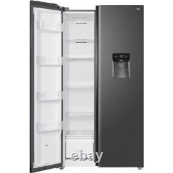 TCL RP503SSF0UK American Fridge Freezer Silver Freestanding