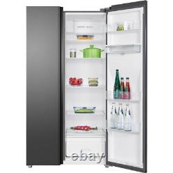 TCL RP503SSF0UK American Fridge Freezer Silver Freestanding