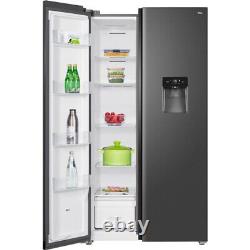 TCL RP503SSF0UK American Fridge Freezer Silver Freestanding