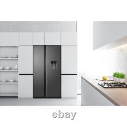 TCL RP503SSF0UK American Fridge Freezer Silver Freestanding