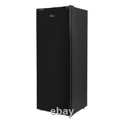 Tall Larder Fridge 241L Black Mark Proof Adjustable Thermostat Willow WTL55B