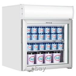 Tefcold UF50GCP-P + Canopy Glass Door White Display Freezer (Boxed New)