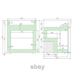 Tefcold UF50GCP-P + Canopy Glass Door White Display Freezer (Boxed New)