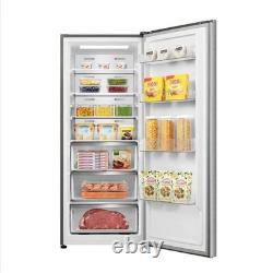 Teknix Fridge Freezer 384L Single Door Total No Frost Brushed Steel TH70HNFX