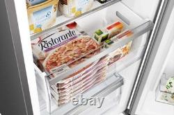 Teknix Fridge Freezer 384L Single Door Total No Frost Brushed Steel TH70HNFX