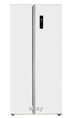 Teknix SBS84175W White 2 Door Side By Side Fridge Freezer
