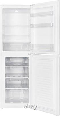 Teknix STF1725W Freestanding 50 50 Fridge Freezer 250L Reversible Doors White