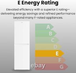Teknix STF1725W Freestanding 50 50 Fridge Freezer 250L Reversible Doors White