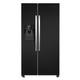 Teknix Thsbs1791plubix Black Steel 2 Door Side By Side Fridge Freezer E Rated