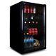 Under Counter Drinks Fridge 118l Beer / Wine Cooler With Glass Door Sia Dc1bl