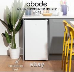Under Counter Freezer, 88 Litre, Reversible Door, White, Igenix IG355W