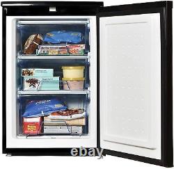 Under Counter Freezer, 93 Litre, Reversible Door, Black, Igenix IG355B