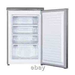 Under Counter Freezer, 93 Litre, Reversible Door, Inox/Silver, Igenix IG355X