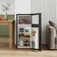 Under Counter Fridge 51l Freestanding Fridge Compact Refrigerator With 2 Doors