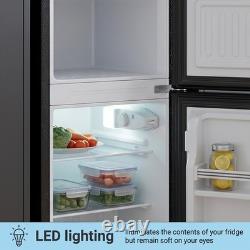 Under Counter Fridge 51L Freestanding Fridge Compact Refrigerator with 2 Doors