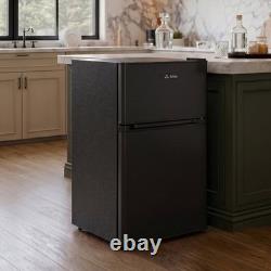 Under Counter Fridge 51L Freestanding Fridge Compact Refrigerator with 2 Doors