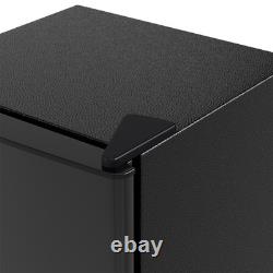Under Counter Fridge 51L Freestanding Fridge Compact Refrigerator with 2 Doors