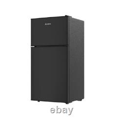 Under Counter Fridge 51L Freestanding Fridge Compact Refrigerator with 2 Doors