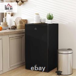 Under Counter Fridge Freezer, 91L, Reversible Door, Black, IG355X with Lock