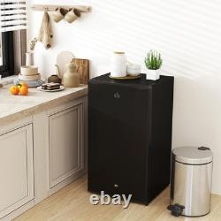 Under Counter Fridge Freezer, 91L, Reversible Door, Black, IG355X with Lock