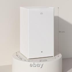 Under Counter Fridge Freezer 91L, Reversible Door, with Lock & Chiller Box