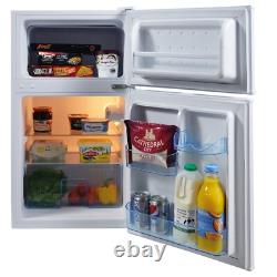 Under Counter Fridge Freezer, 96L, White, Igenix IG347FF