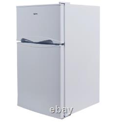 Under Counter Fridge Freezer, 96L, White, Igenix IG347FF