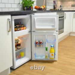 Under Counter Fridge Freezer, 96L, White, Igenix IG347FF