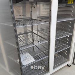 Upright Freezer Double 2 Door White 1152L Kitchen Commercial Refrigeration Po