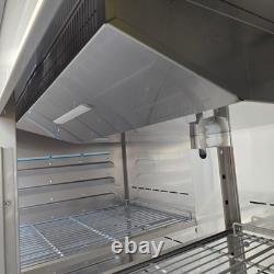 Upright Freezer Double 2 Door White 1152L Kitchen Commercial Refrigeration Po