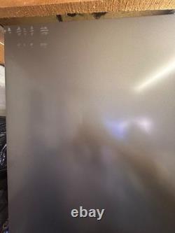 Used Haier HB20FPAAA Freestanding 75/25 French Fridge Freezer, Stainless Steel