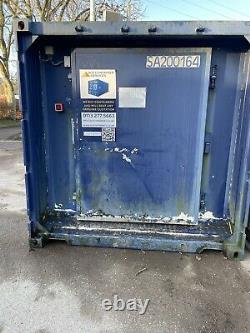 Used freezer 20ft container Butchers door. Refrigerated Storage Container
