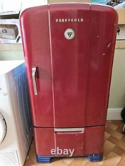 Vintage retro prestcold 1957 fridge ice box fridge freezer full size