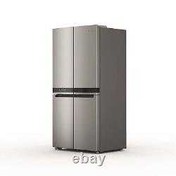 Whirlpool 594 Litre Four Door American Fridge Freezer Stainless Steel WQ9B2LG