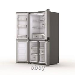 Whirlpool 594 Litre Four Door American Fridge Freezer Stainless Steel WQ9B2LG