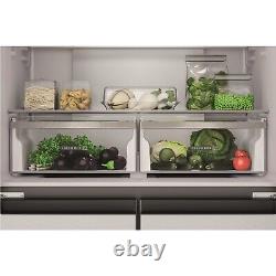 Whirlpool 594 Litre Four Door American Fridge Freezer Stainless Steel WQ9B2LG