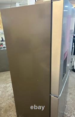 Whirlpool 90cm four door frost free Fridge Freezer Stainless steel WQ9IMO1LUK